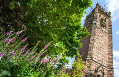 Cabot Tower at the top of Brandon Hill in central Bristol - credit Chris Bahn