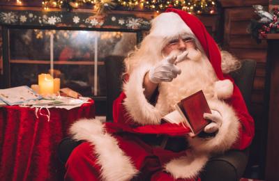 Santa at Avon Valley Adventure and Wildlife Park - Credit Avon Valley Adventure and Wildlife Park