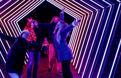 Christmas Nights at Avon Valley - Credit Avon Valley Adventure and Wildlife Park