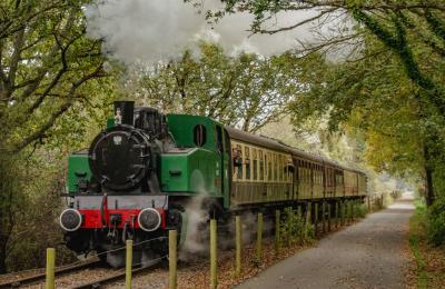 Train on the track at Avon Valley Railway near Bristol - credit Avon Valley Railway