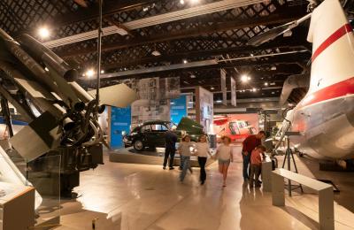 Rockets and helicopters at Aerospace Bristol - credit Aerospace Bristol