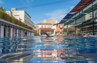 Person swimming at Bristol Lido by day - credit Bristol Lido