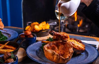 Sunday lunch roast chicken at Coppa Club in Clifton, Bristol - credit Coppa Club