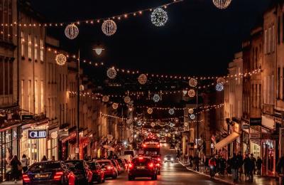 Bristol Christmas lights on Park Street 2023 - credit Bristol City Centre BID