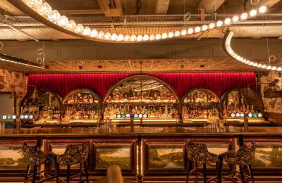 Bar at Flight Club Bristol - credit Flight Club