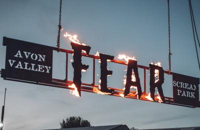 Fear enterance sign at at Avon Valley Country Park - Credit Avon Valley Country Park
