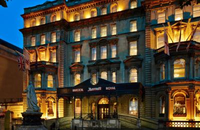 Marriott Royal Exterior at Night