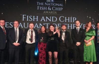 Noah’s team at UK Fish & Chip Restaurant of the Year