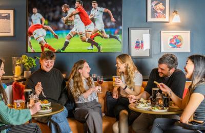 People watching rugby at Racks - credit Evoke Pictures