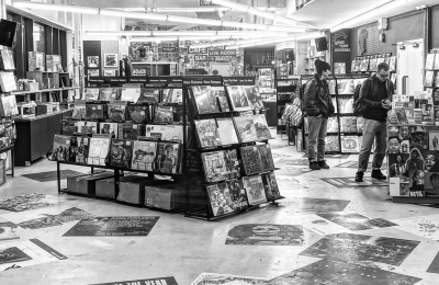 Interior of the Rough Trade record shop in central Bristol - credit Rough Trade