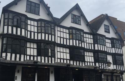 Exterior of The Llandoger Trow on King Street, Bristol