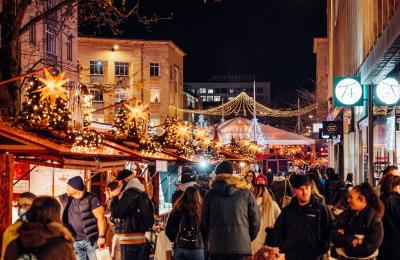 Bristol Christmas Market and Christmas lights 2023 - CREDIT James Bridle