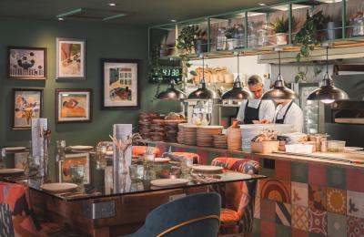 Restaurant interior at The Granary - credit The Granary