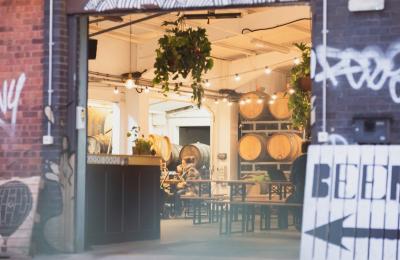 The entrance to the Wiper & True Taproom in St Werburgh's, East Bristol - credit Wiper and True