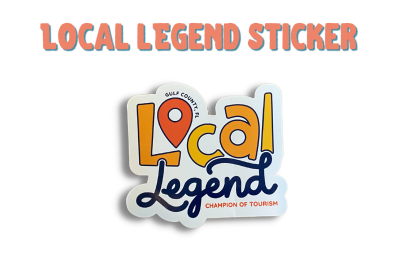Sticker of local legend logo
