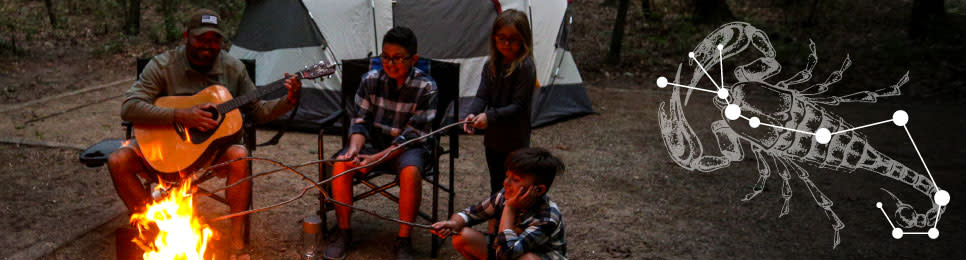 Zodiac Scorpio - Camping