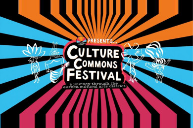 Culture Commons Festival in Eureka, California showcasing local art and performances.