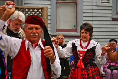 Taste of Orthodoxy festival at St Innocent’s Orthodox Church in Eureka, California, featuring food and dance.