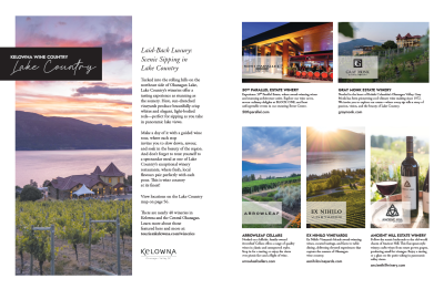 BC Touring Guide 2025 - Lake Country