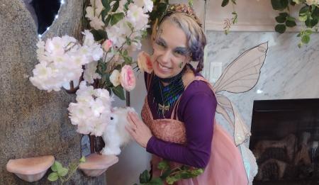 Queen Odonata the Dragonfly Fairy will be at the Central Indiana Enchanted Fairy Festival in May.