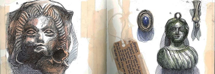 Sarah Butler art work at the Corinium Museum