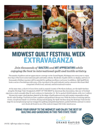 2023 Midwest Quilt Week Itinerary