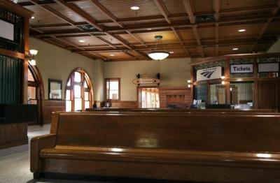 Interior of the Kalamazoo Transit Center