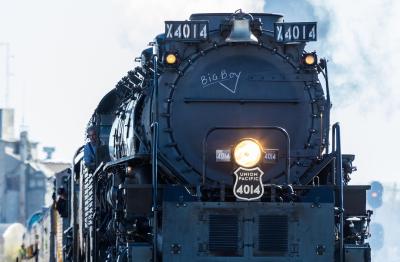 U.P. Big Boy steam locomotive in Kansas