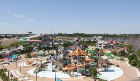 Six Flags Aerial Photo of Hurricane Harbor