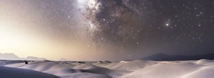 White Sands milky way cropped stars Will Gard