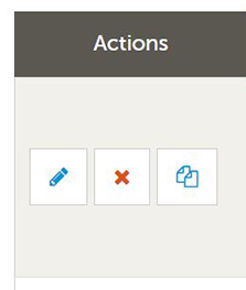 Adding Media - Actions Icon