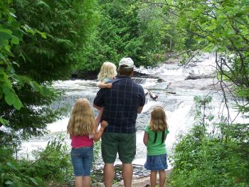 Family at the Falls