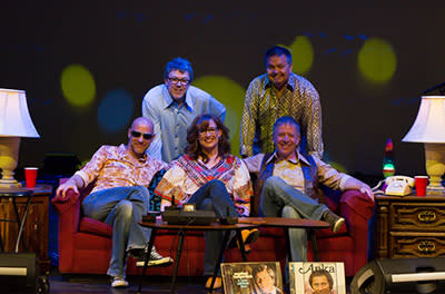 The 70s Show starring Jim Witter will take place on Thursday, October 1 at 7 pm as part of the Morgan County Community Concerts Series. Photo shows an image of Jim Witter and the rest of the cast.