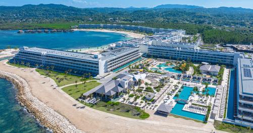 Aerial view of the Princess Grand Jamaica All-Inclusive Resort in Negril, Jamaica