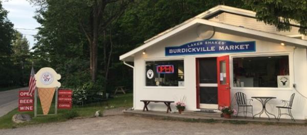 The exterior of Laker Shakes Burdickville market