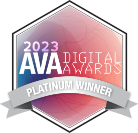 2023 Platinum Ava Winner Graphic