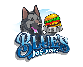 Blue's Dog Bowl