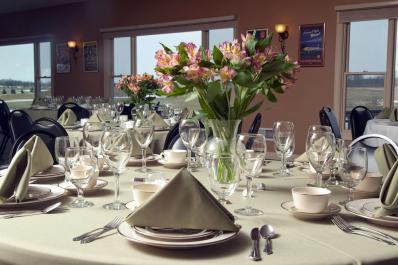 Lake Forest table setting
