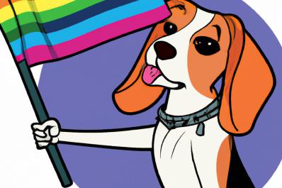 Puppy Pride flag