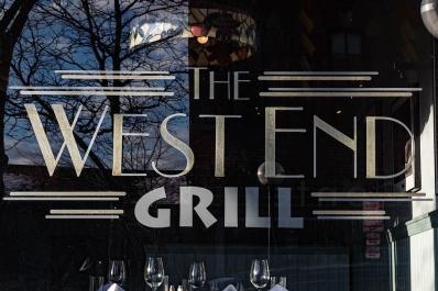 West End Grill sign