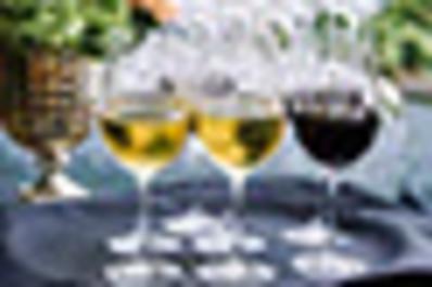 Wine logo glasses