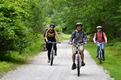 Rail/Trail Biking with Whitewater Challengers