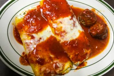 Calabria Pizza & Restaurant Manicotti