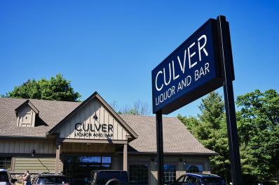 Culver Lake Liquor building
