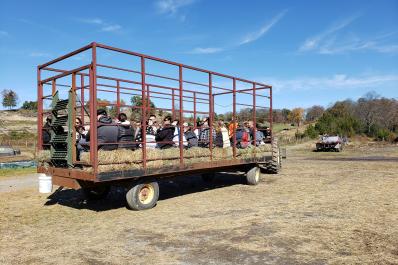 Ideal Farms Hay Wagon