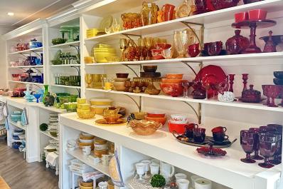 The Cupboard Shop is filled with colorful gifts