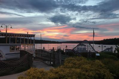 Sunset & Lake View from the Mini-Golf Course