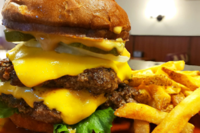 The Barnyard Large Cheeseburger