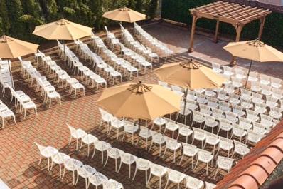 Perona Farms Outdoor Wedding Setup