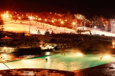 The Appalacian view from pool